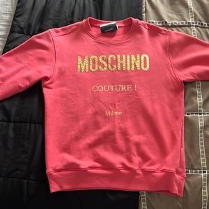 Large Moschino Pink Long Sleeve Mens